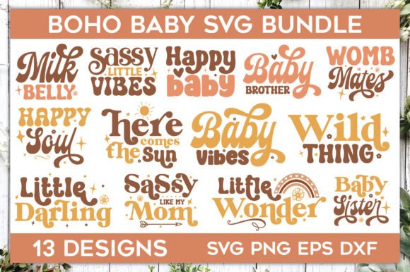 Boho Baby SVG Bundle Review