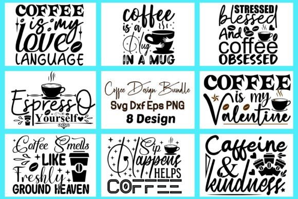 Coffee Bundle Design, Svg Vector