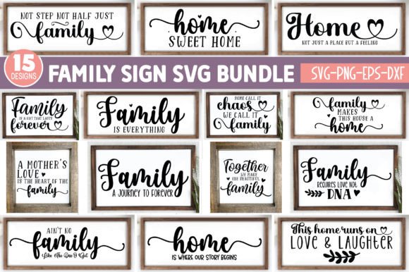 Family Sign SVG Bundle Review