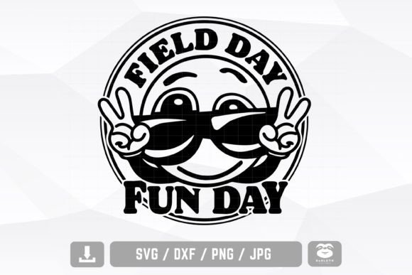 Field Day Fun Day Svg, Smiley Face Svg