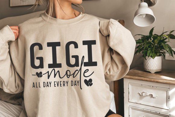 Gigi Mode SVG, Grandma SVG, Nana SVG