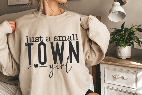 Just a Small Town Girl SVG