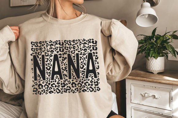 Nana SVG, Leopard Print SVG, Grandma SVG