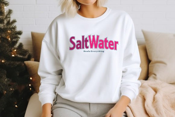 Saltwater Heals Everything SVG