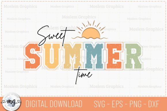 Sweet Summertime - Retro Summer SVG